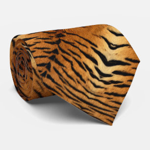 Tryckning av stamdjungel på djur päls Tiger Print Slips