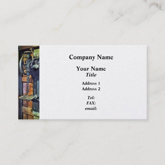 Tryckning i butiken visitkort (Framsida)