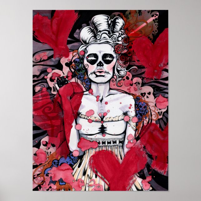 Tryckning i "Girl"-serien Poster (Framsidan)