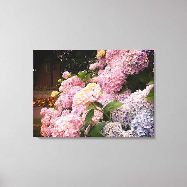 Tryckning med Floral Photography Wall Art Print Canvastryck (Framsida)