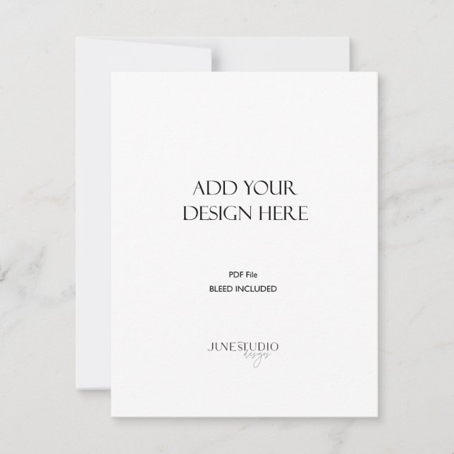 TRYCKORDER 4.25x5.5" Porträttkort Inbjudningar (Framsida)