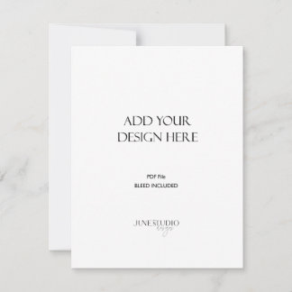 TRYCKORDER 4.25x5.5" Porträttkort Inbjudningar