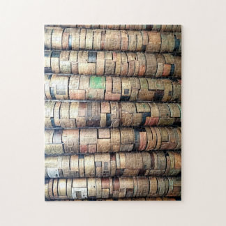 Tryckpressar av fruktlåda pussel