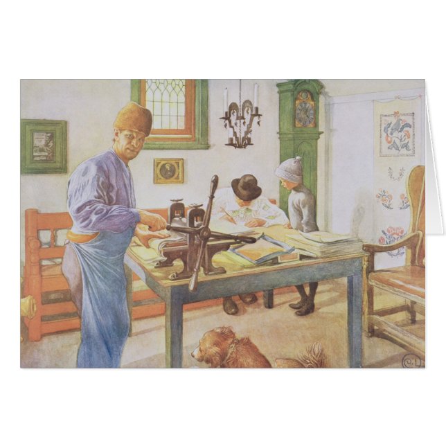 Tryckrummet, pub. i "Lasst Licht Hinin" ("låt I Hälsningskort (Framsidan Horizontal)