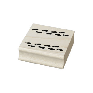 Trycksaker av gummi frimärke, skokemat, avtryck, a stämpel