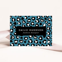 Trycksaker, blå leopard, Cheetah Spots, Hearts