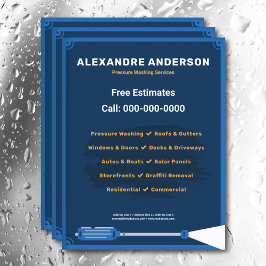 Trycksänkare för Tvättande av servicetjänster Reklamblad