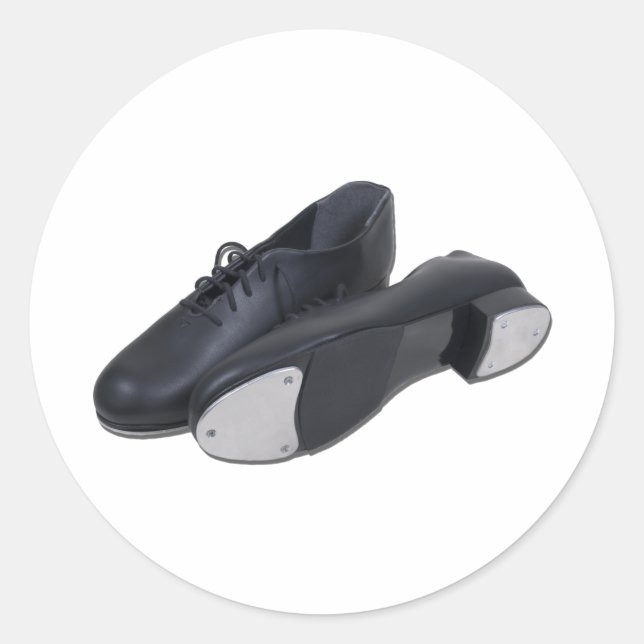 TryckShoes012511 Runt Klistermärke (Framsida)