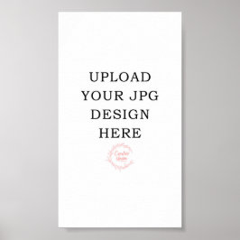 Tryckt 4x7 Digital fil inbjudan, Resplan, Kort Poster