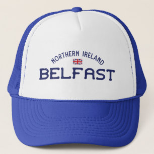 Tryckt Belfast Northern Ireland Union Jack Keps