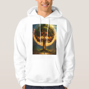 Tryckt designodhodie hoodie