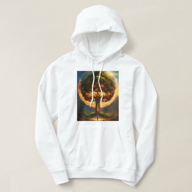 Tryckt designodhodie hoodie (Design framsida)