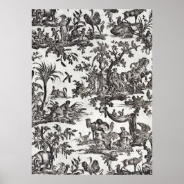 Tryckt Fabric Poster