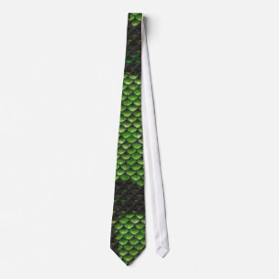 Tryckt Fake Grönt Snake Skin Camo Stil Design Slips