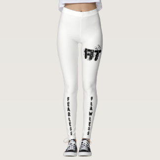 Tryckt Fitness Leggings