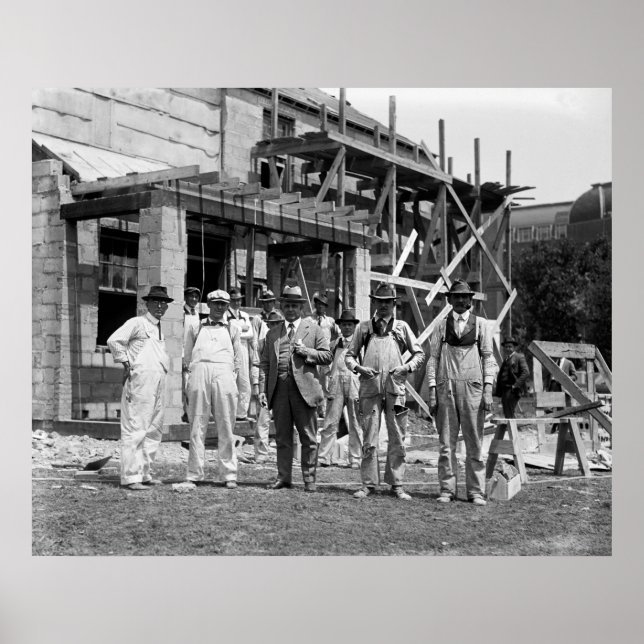 Tryckt för att Bygga: 1923 Poster (Framsidan)