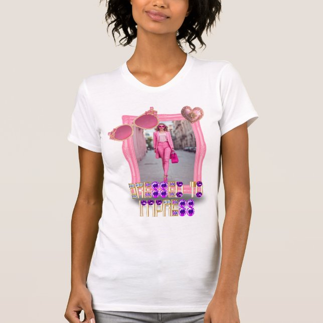 Tryckt för att imponera t shirt (Framsida)