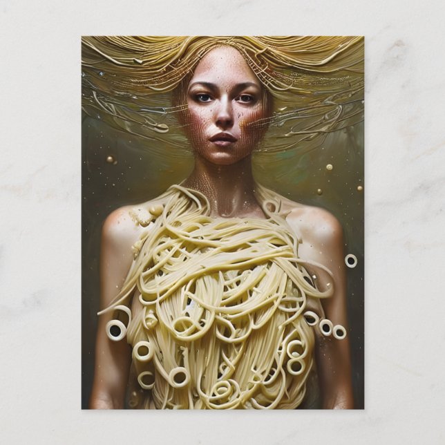 Tryckt i Pasta Vykort (Framsida)