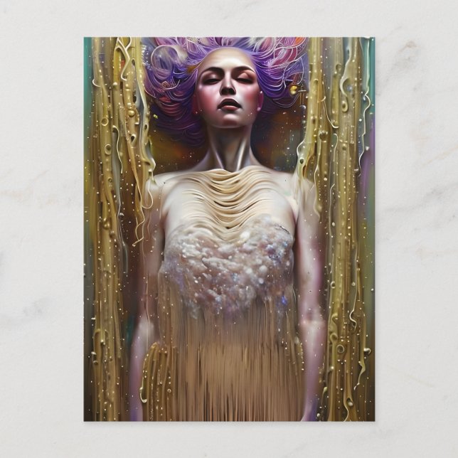 Tryckt i spaghetti-vykort vykort (Framsida)