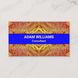 Tryckt Kreativ för kretskort PCB (konsult) Visitkort