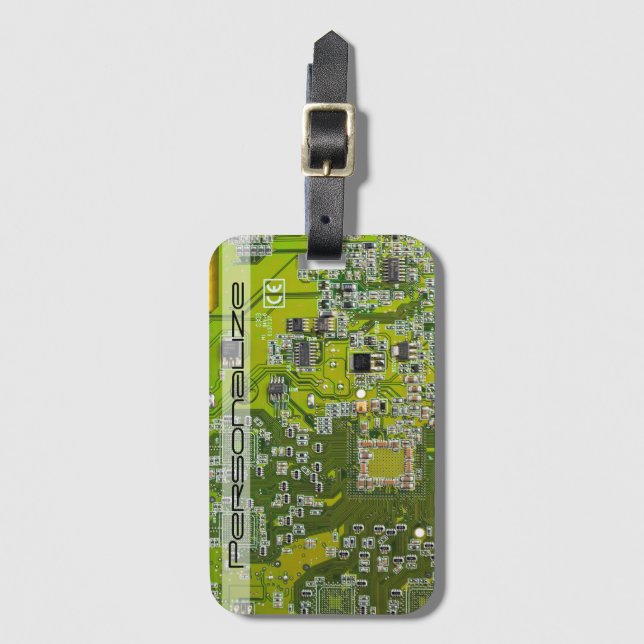 Tryckt kretskort av PCB-Grönt (kretskort 2) Bagagebricka (Framsida vertikal)