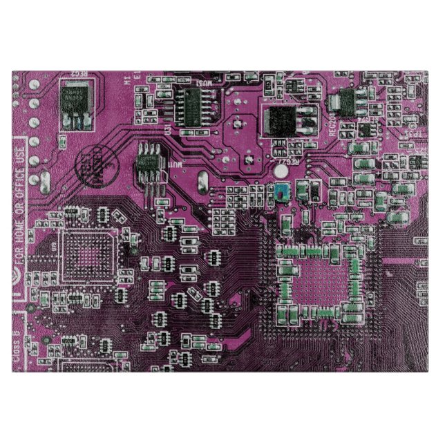 Tryckt kretskort för Lila av kretskretsar med PCB- (Framsidan)