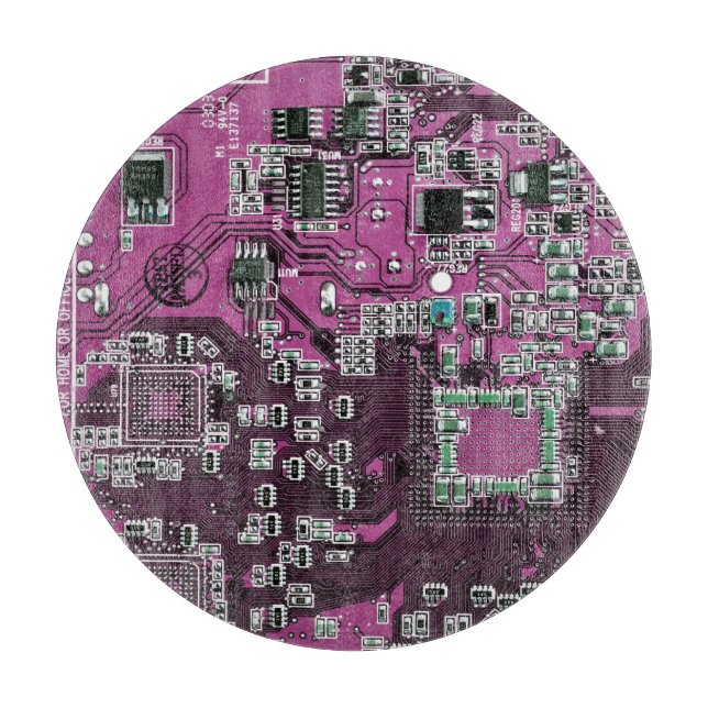 Tryckt kretskort för Lila av kretskretsar med PCB- (Framsidan)