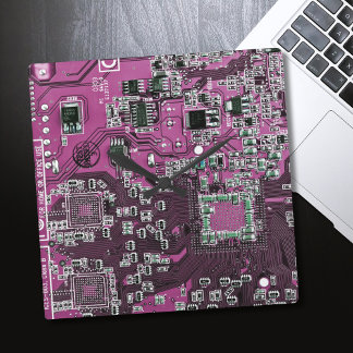 Tryckt kretskort för Lila av kretskretsar med PCB- Fyrkantig Klocka