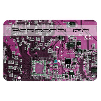 Tryckt kretskort för Lila av kretskretsar med PCB- Magnet