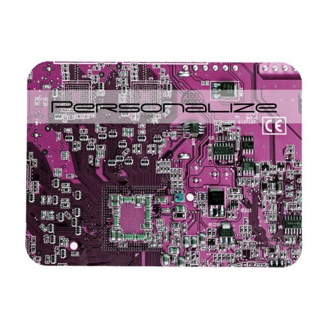 Tryckt kretskort för Lila av kretskretsar med PCB- Magnet (Horisontell)