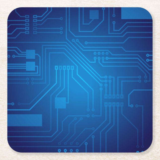 Tryckt kretskort (PCB) Underlägg Papper Kvadrat (Framsidan)