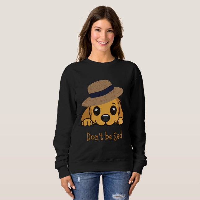 Tryckt kvinnlig hundvalp t shirt (Hel framsida)