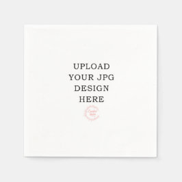 Tryckt Napkin Ladda upp din egen design Pappersservett