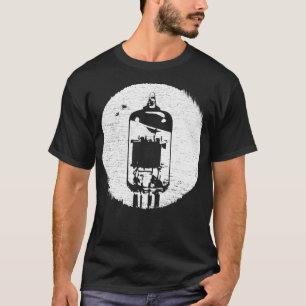 Tryckt nätaggregat av Retro Vacuum Tube T Shirt