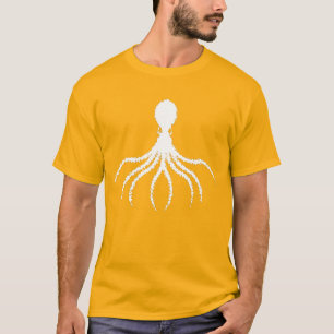 Tryckt Octopus Design - Manar Basic T-Shirt