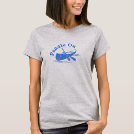 Tryckt Paddel på design - Kvinnors grundläggande T Shirt