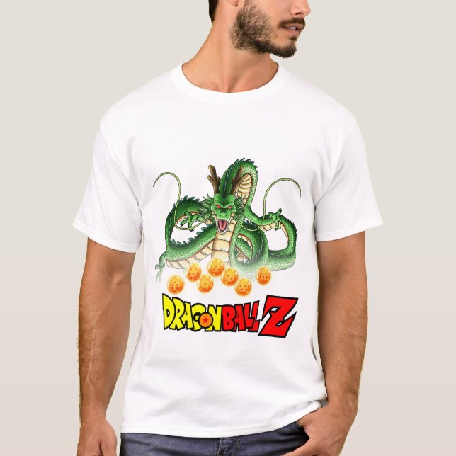 Tryckt skjortdrake t shirt (Framsida)