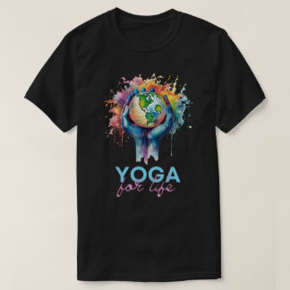 Tryckt T-Shirt för Yoga