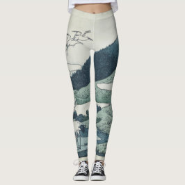 TRYCKT VINTAGE JAPANESE PRINT LEGGINGS