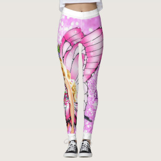 Tryckta bilder av barbie leggings