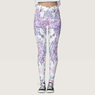 TRYCKTA FORMGIVNINGAR FÖR KVINNOR LEGGINGS
