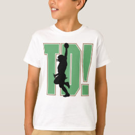Tryckta fotboll, barn T-shirt