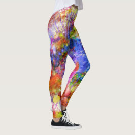 Tryckta pressar leggings