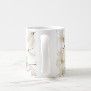 Trycktorkad Jasmine-Blommar Kaffemugg