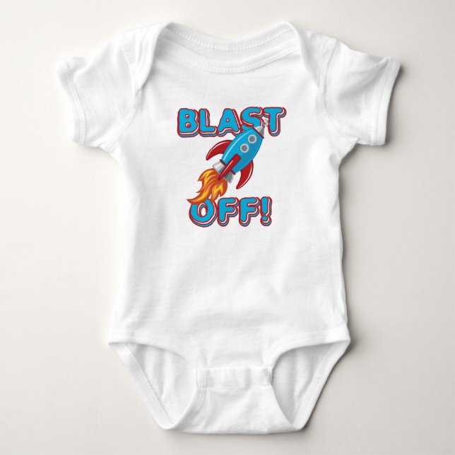 Tryckvåg av raketfrakten tee shirt (Framsida)
