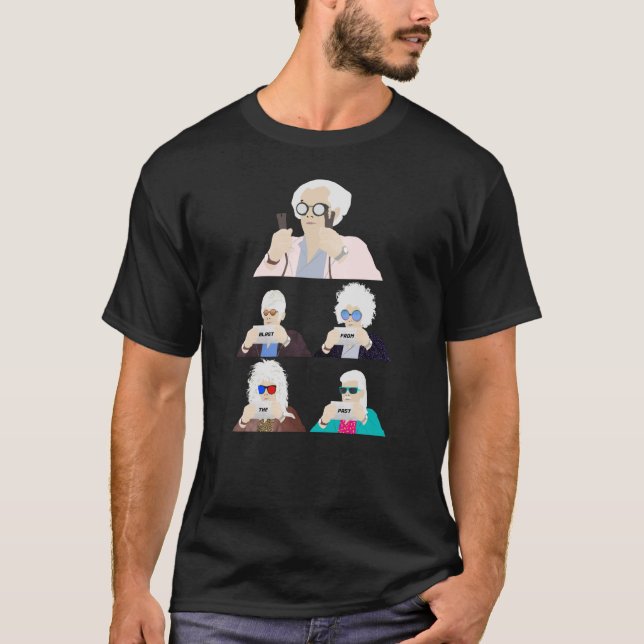Tryckvåg från förflutnan - som är tillbaka till tee shirt (Framsida)