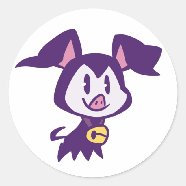 Tryffel Runt Klistermärke (Framsida)