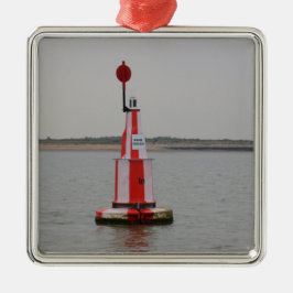 Trygg kanalboj River Crouch Julgransprydnad Metall