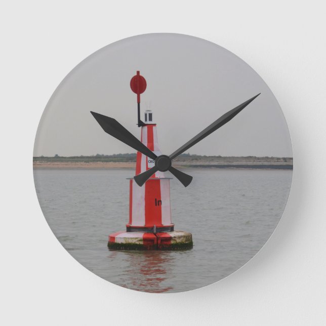 Trygg kanalboj River Crouch Rund Klocka (Framsida)