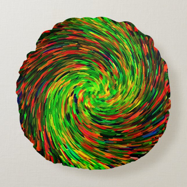 Trynkig lycka.... rund kudde (Framsidan)